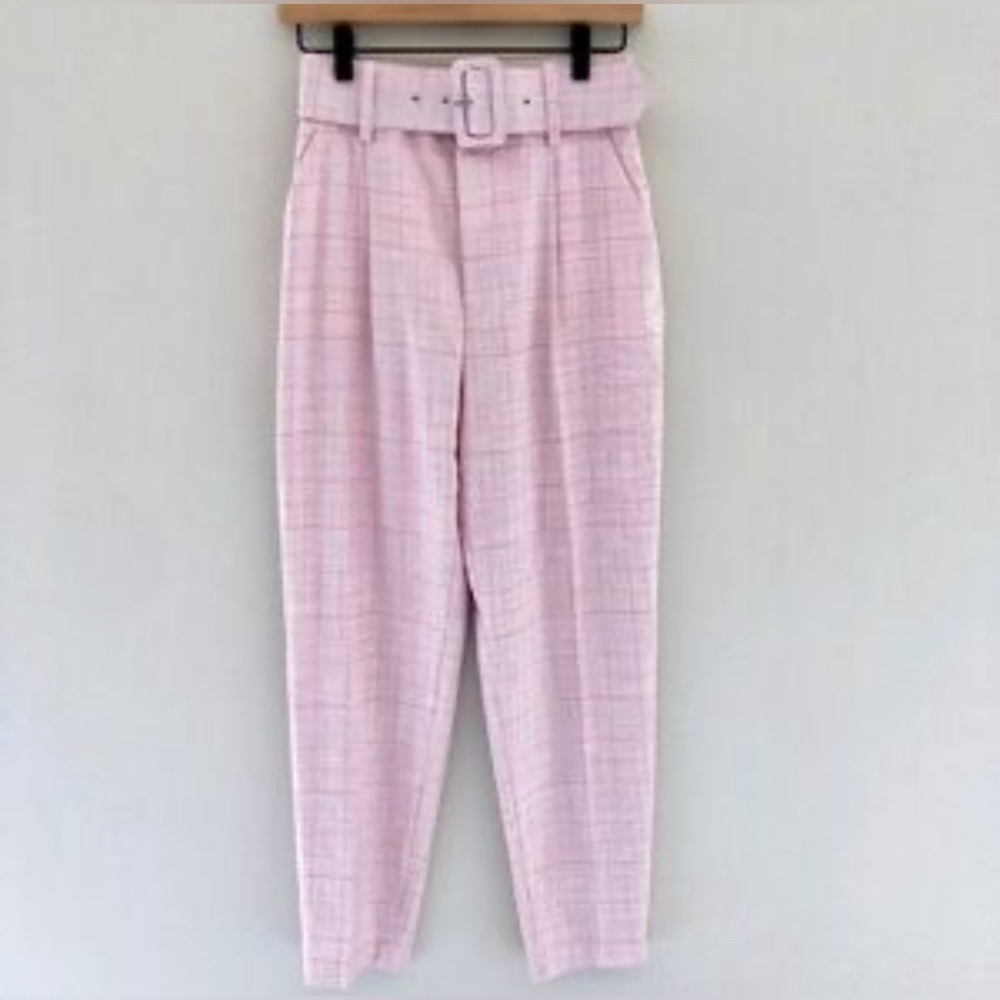 Zara Pink Straight Leg Pants